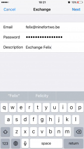 Remplir votre email, mot de passe et description