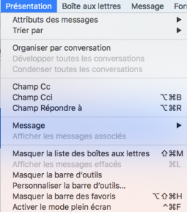 Cliquez sur 'Présentation'