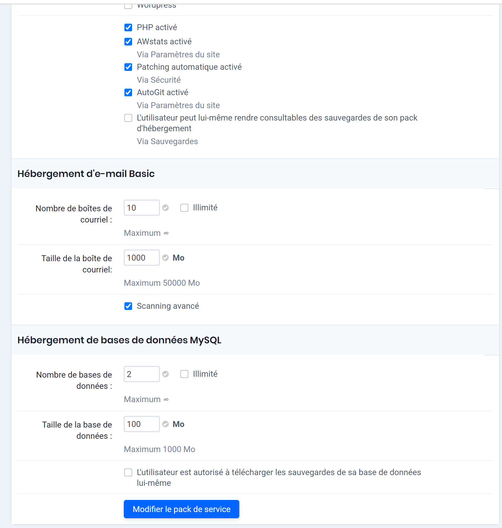 Activer patching automatique par revendeur